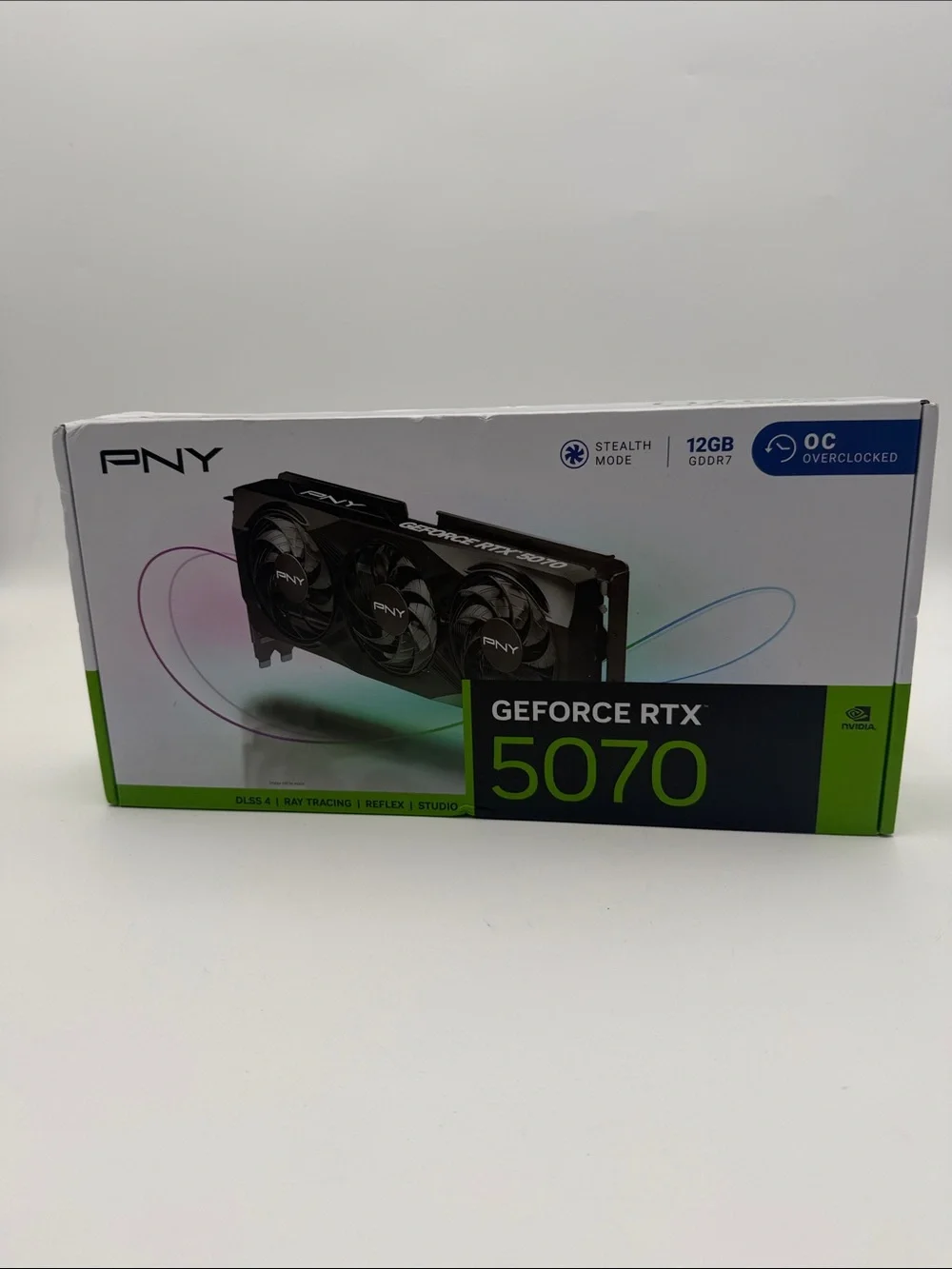 PNY GeForce RTX 5070 12GB Graphics Card Black